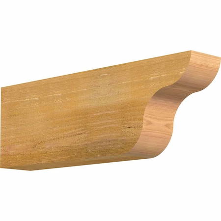 Ekena Millwork Carmel Rough Sawn Rafter Tail, Western Red Cedar, 4"W x 8"H x 24"L RFT04X08X24CAR00RWR